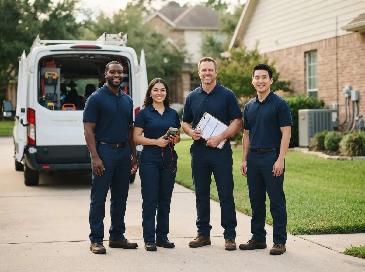 Certified HVAC technician near Farmland, IN